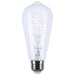 Satco S11527 6W ST19 LED Filament Bulb, E26 Base, 2700K