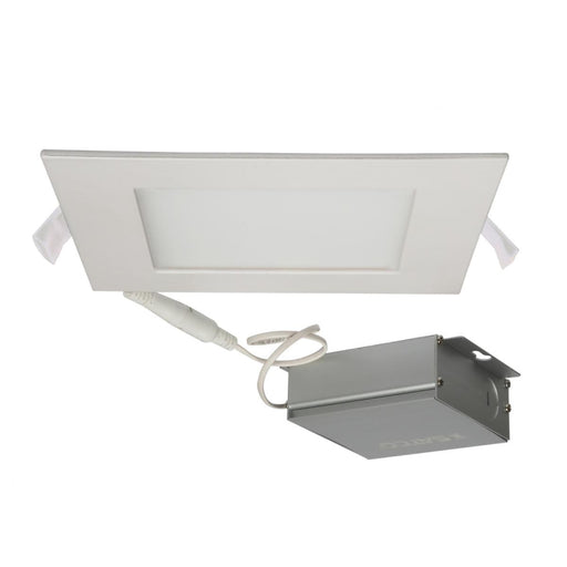 Satco S11614 6" 12W LED Square Edge-lit Direct Wire Downlight, 5000K