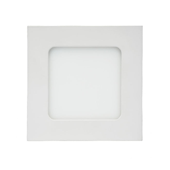 Satco S11613 6" 12W LED Square Edge-lit Direct Wire Downlight, 4000K