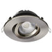 Satco S11618R1 4" 12W LED Round Direct Wire Downlight, CCT Selectable-Brushed Nickel