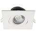Satco S11621R1 4" 12W LED Square Direct Wire Downlight, CCT Selectable-White