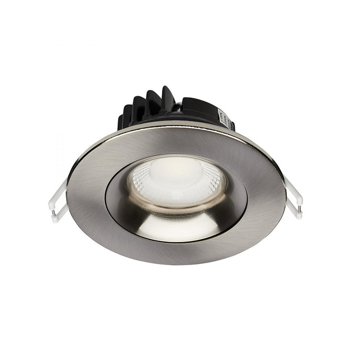 Satco 3.5" 12W LED Round Direct Wire Downlight Gimbaled, CCT Selectable