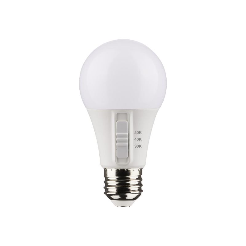 Satco S11770 6W A19 LED Bulb, E26 Medium Base, CCT Selectable – LBC ...