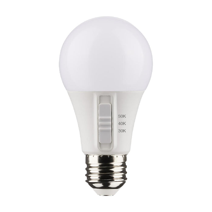 Satco S11773 14W A19 LED Bulb, E26 Medium Base, CCT Selectable, 24-Pack