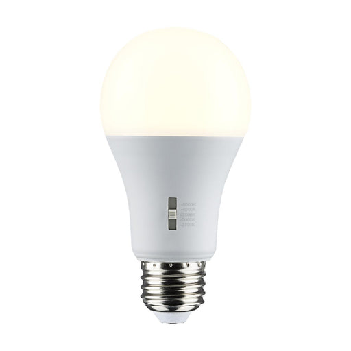 Satco S11790 5W A19 LED Bulb, E26 Medium Base, CCT Selectable, 12-Pack
