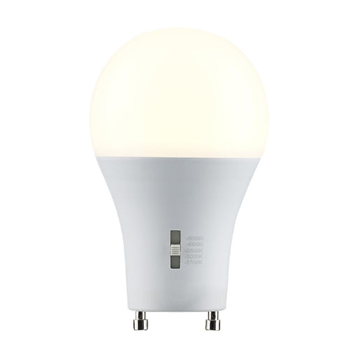 Satco S11795 12W A19 LED Bulb, Bi Pin GU24 Base, CCT Selectable, 12-Pack