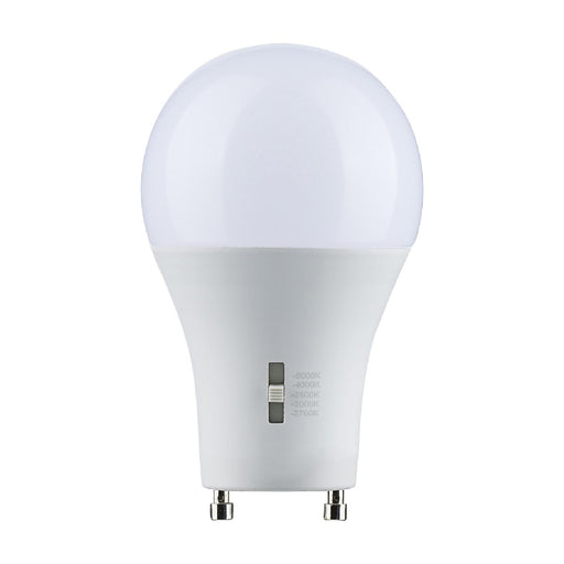 Satco S11795 12W A19 LED Bulb, Bi Pin GU24 Base, CCT Selectable, 12-Pack