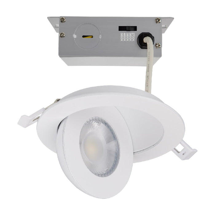 Satco 4" 9W LED Direct Wire Downlight, 5CCT Selectable