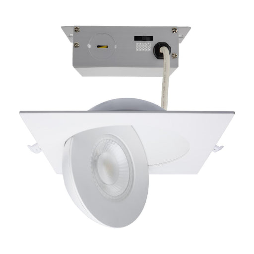 Satco 6" 15W LED Square Direct Wire Downlight, 5CCT Selectable