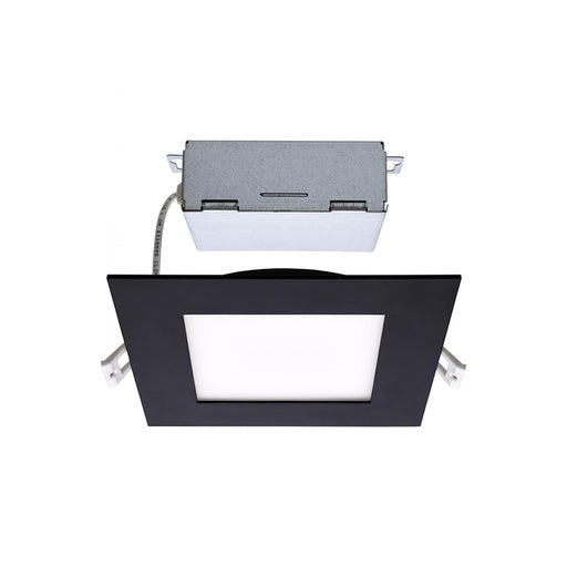 Satco S11877 6" 12W LED Square Direct Wire Edge-Lit Downlight, CCT Selectable