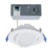 Satco S11878 4" 11W LED Directional Low-Profile Downlight, CCT Selectable