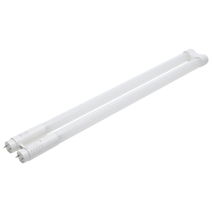 Satco S18414 11.5W/13W/15W LED T8 Lamp, G13 Medium Bi Pin Base, 5CCT Selectable, 12-Pack