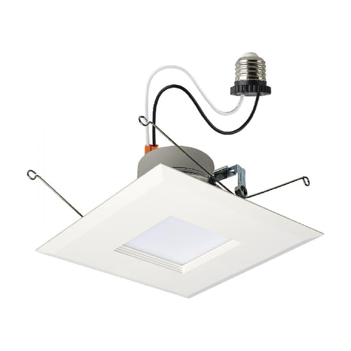 Satco S18803 5"/6" 7.5W/10.5W/14.5W LED Square Downlight Retrofit, 5CCT Selectable