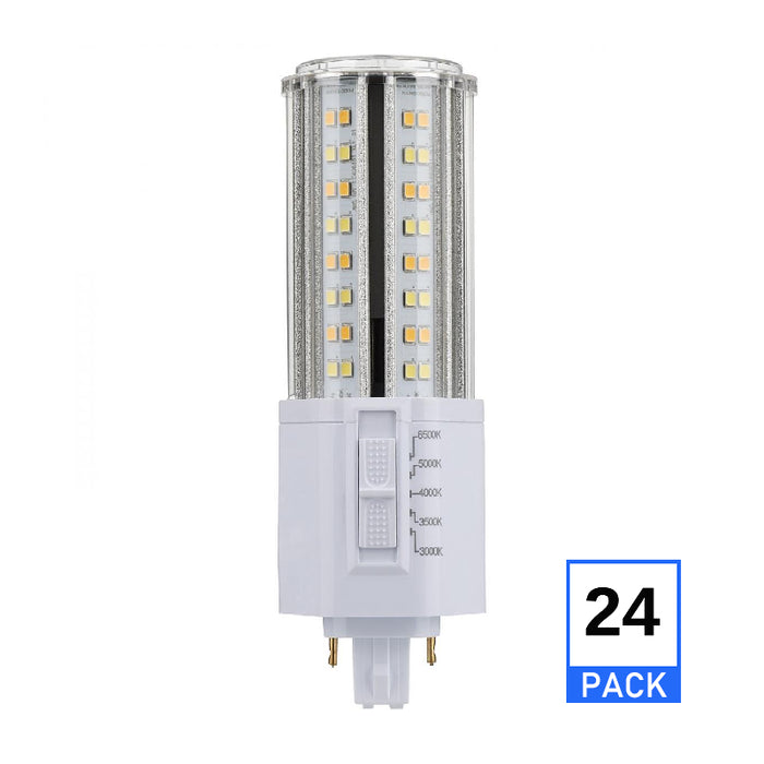 Satco S21413 14W PL LED Bulb, G24d Base, 5CCT Selectable, 24-Pack