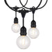 Satco S8034 24-ft 12 Lamps LED String light, G25 Bulb