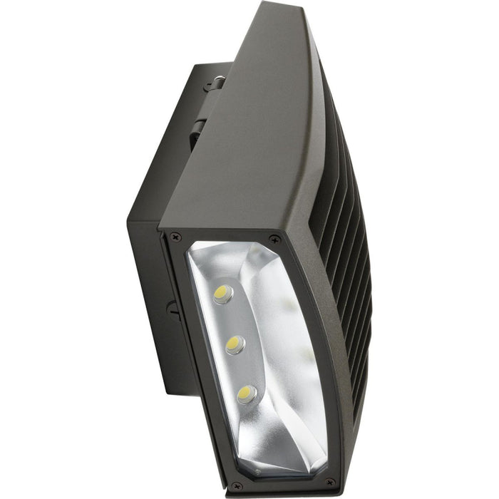 EXO SG2-50 Sling 51W LED Slender Wall Pack, 4000K 5526 Lumens, with Photocontrol, Dark Bronze,  1120-277V