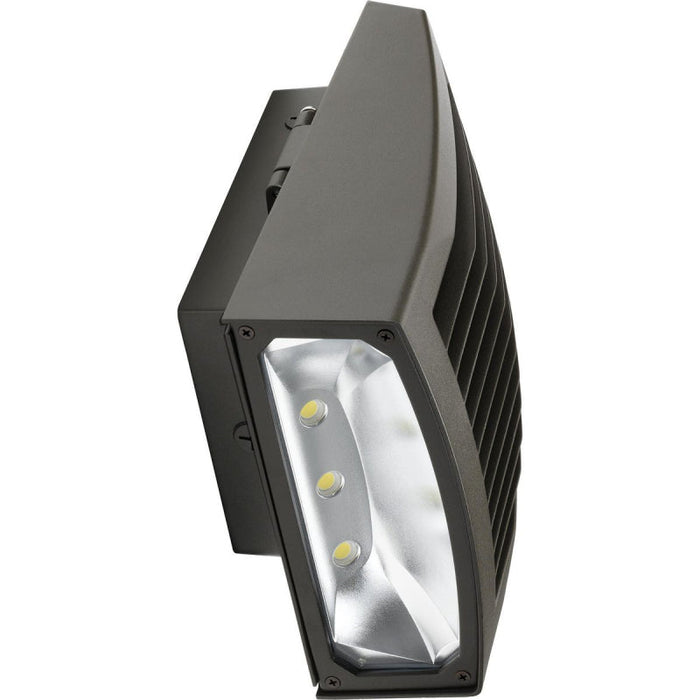 EXO SG2-50 Sling 51W LED Slender Wall Pack, 5000K 5548 Lumens, wiht Photocontrol 120-277V Dark Bronze