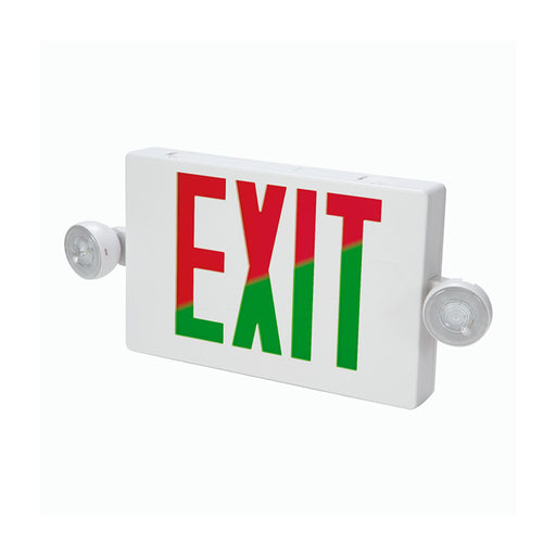 Sure-Lites APC7RG Series Combination LED Exit Sign and Emergency Light