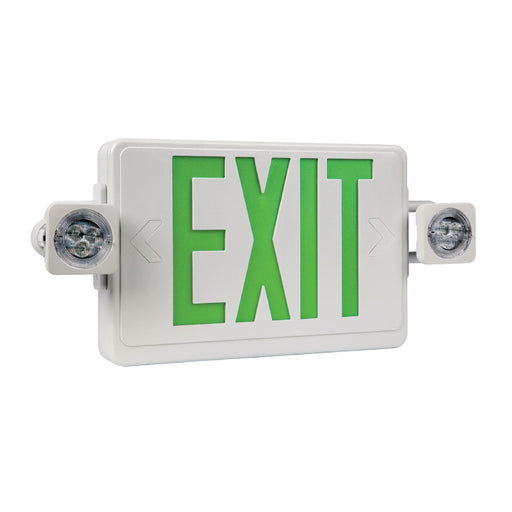 Sure-Lites APC7RGSQ30 Square Headed Combination LED Exit Sign and Emergency Light