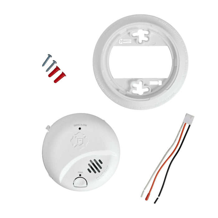 BRK SMI105-AC Interconnect Hardwire Smoke Alarm w/10-Year Battery Backup