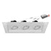 Envision LED 4" Multiple Trimless Triple Head Downlights, 5CCT Selectable