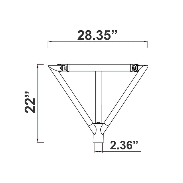 Westgate TOL-A3-3L 75W LED Tree of Light, 3CCT Selectable