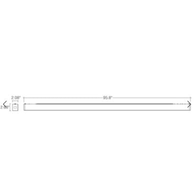 Envision LED-UDL2 4Ft 5CCT C-Line Suspended Linear w/ Uplight White 120-277V