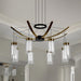 VONN VAC3118 Artisan Genoa 8-lt 24" Integrated LED Chandelier