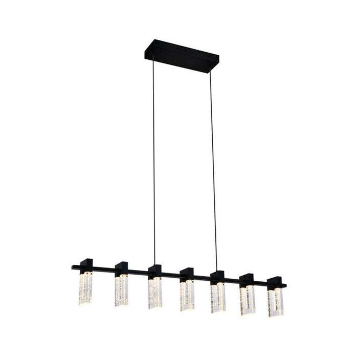 VONN VAC3137 Artisan SORRENTO 7-lt 40" LED Linear Chandelier - Black