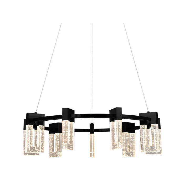 VONN VAC3139 Artisan SORRENTO 9-lt 27" LED Chandelier - Black