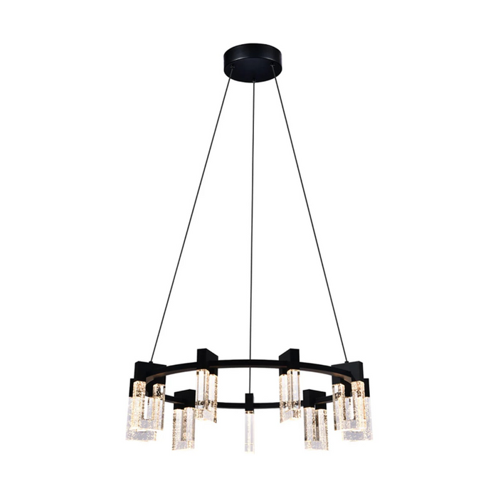 VONN VAC3139 Artisan SORRENTO 9-lt 27" LED Chandelier - Black