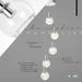 VONN VAC3185 Artisan Sienna 5-lt 9.5" Integrated LED Chandelier