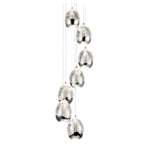 VONN VAC3207 Artisan Venezia 7-lt 9" LED Chandelier - Polished Chrome