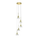 VONN VAC3215 Artisan Amalfi 5-lt 11" LED Chandelier - Gold