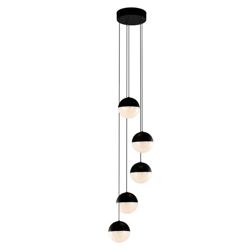 VONN VAC3285 Artisan Ravello 5-lt 10" Integrated LED Chandelier - Black