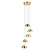 VONN VAC3285 Artisan Ravello 5-lt 10" Integrated LED Chandelier - Brass