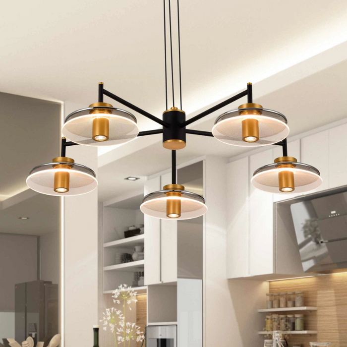 VONN VAC3315 Artisan Verona 5-lt 32" Integrated LED Chandelier