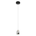 VONN VAP2201 Artisan Venezia 1-lt 5" Integrated LED Pendant - Black/Polished Chrome