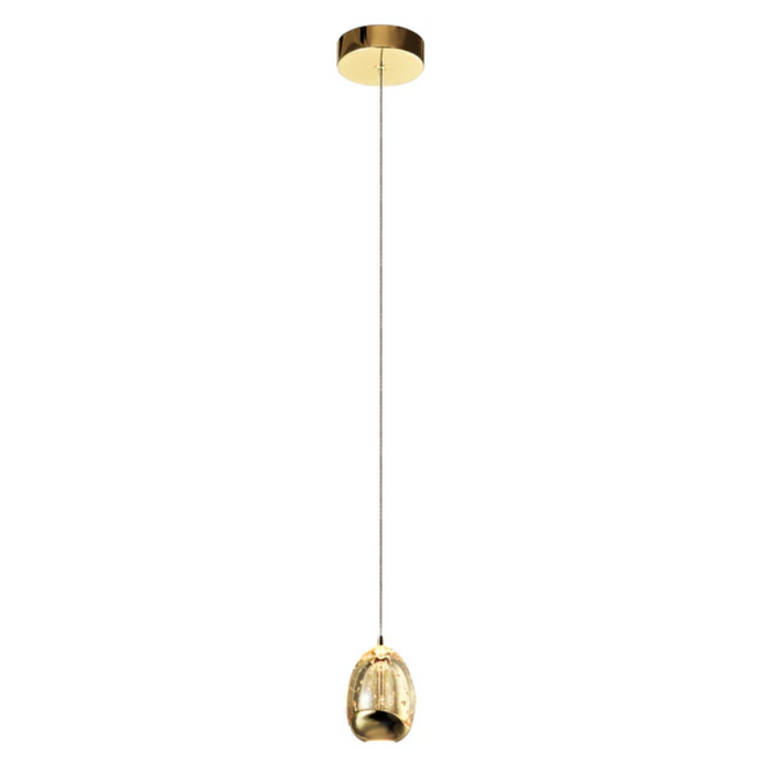 VONN VAP2201 Artisan Venezia 1-lt 5" Integrated LED Pendant - Gold