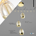 VONN VAP2203 Artisan Venezia 3-lt 8" Integrated LED Pendant