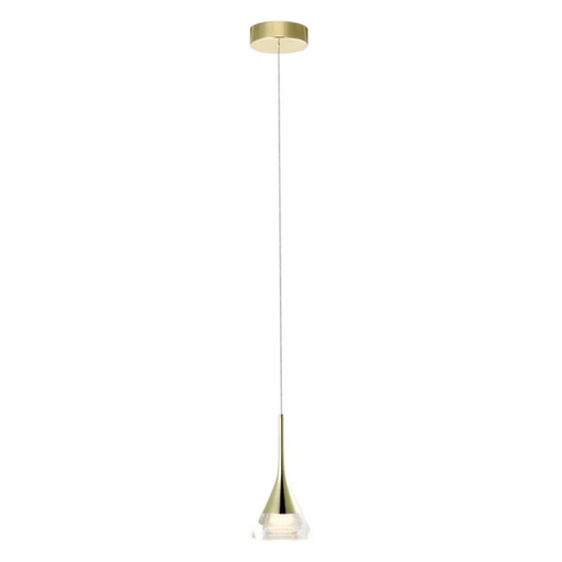 VONN VAP2211 Artisan Amalfi 1-lt 5" Integrated LED Pendant - Gold