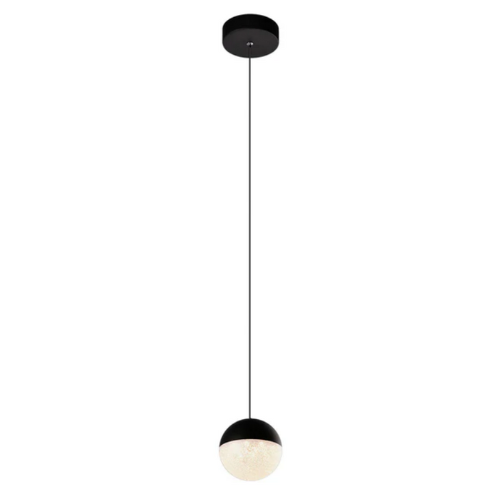 VONN VAP2281 Artisan Ravello 1-lt 5" Integrated LED Pendant - Black