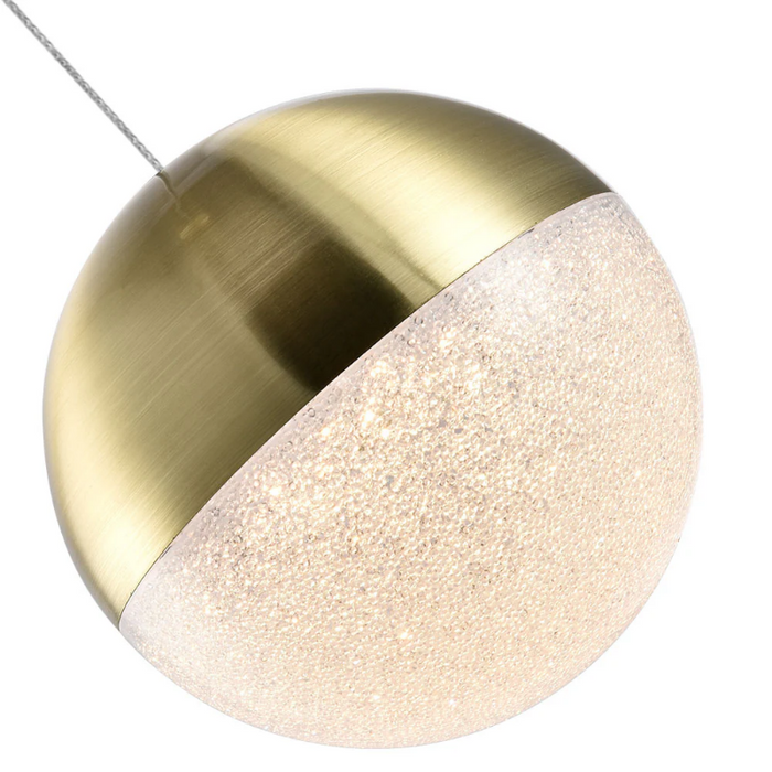 VONN VAP2281 Artisan Ravello 1-lt 5" Integrated LED Pendant - Brass