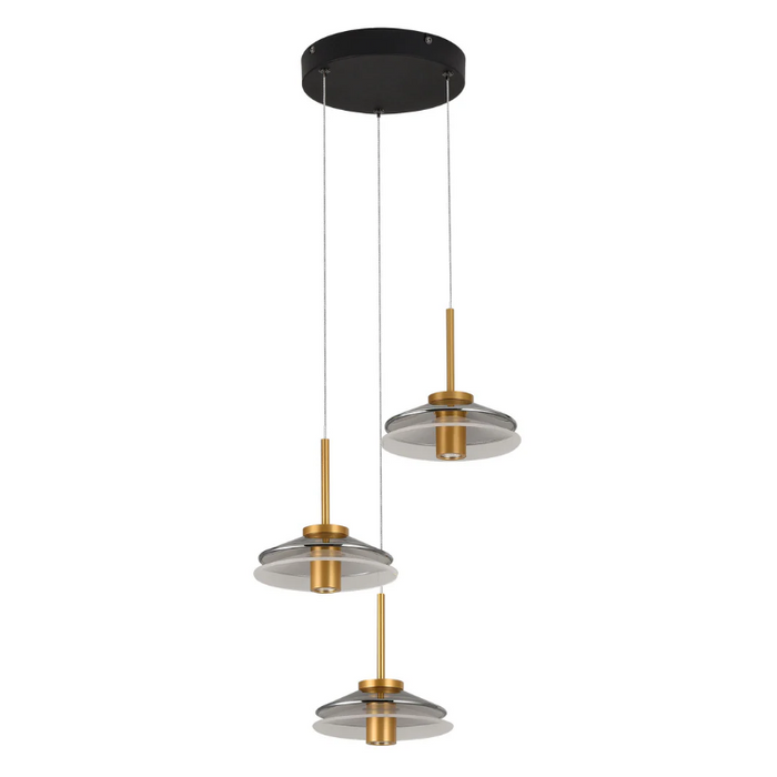 VONN VAP2313 Artisan Verona 3-lt 16" Integrated LED Pendant