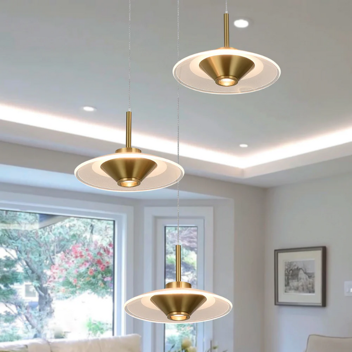 VONN VAP2323 Artisan Ferrara 3-lt 16" Integrated LED Pendant