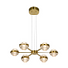 VONN VAP2336 Artisan Milano 6-lt 26" LED Chandelier - Antique Brass