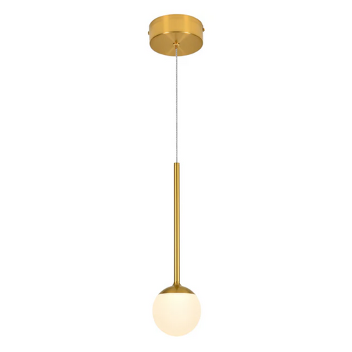 VONN VCP2101 Capri 1-lt 5" Integrated LED Pendant - Antique Brass