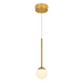 VONN VCP2101 Capri 1-lt 5" Integrated LED Pendant - Antique Brass