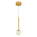 VONN VCP2101 Capri 1-lt 5" Integrated LED Pendant - Antique Brass