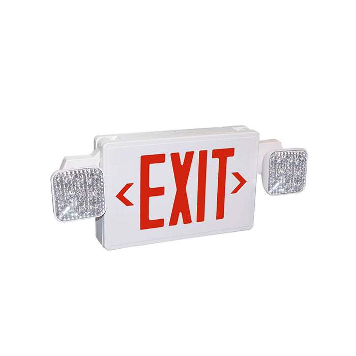 Chloride VLTCR3R Value+ LED Exit/Emergency Combo with Remote Capability, Red Letters